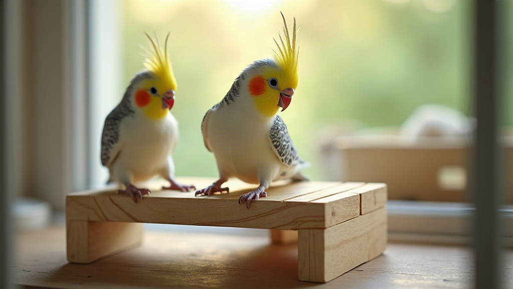 Easy-to-Clean Perch Trays for Cockatiel Cages That Lock Securely